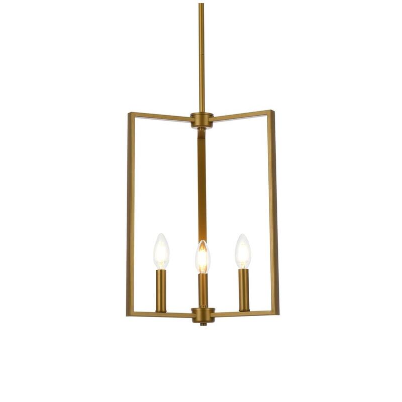 Viola 3 Light Pendant in black - 14 Inch