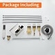 preview thumbnail 8 of 10, Waterfall Deck Mount Tub Faucet With Handheld Shower Brass Roman Bathtub Faucet Modern Tub Filler With Sprayer