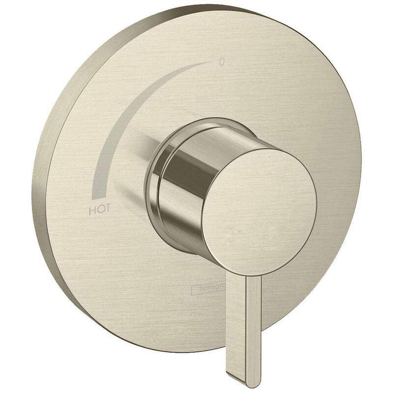 Hansgrohe Ecostat S Single Function Pressure Balanced Valve Trim Only - Brushed Nickel