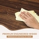 preview thumbnail 16 of 52, Farmhouse Dining Table for 6 People, 70.8-Inch Rectangular Wood Kitchen Table