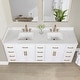 preview thumbnail 86 of 194, Altair Gavino Bath Vanity with Grain White Composite Stone Top, no Mirror