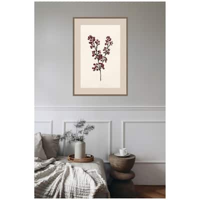 Kate and Laurel Sylvie Framed Canvas Silver and Pine 22 by Pam Vale