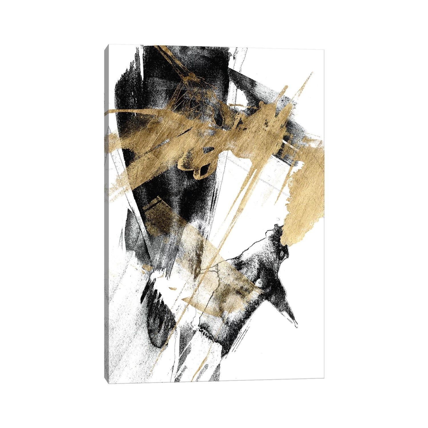 iCanvas "Glam & Black I" by Jennifer Goldberger Canvas Print