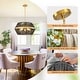 preview thumbnail 14 of 14, Handmade Hemp Rope Chandelier 5-Light Ceiling Hanging Light