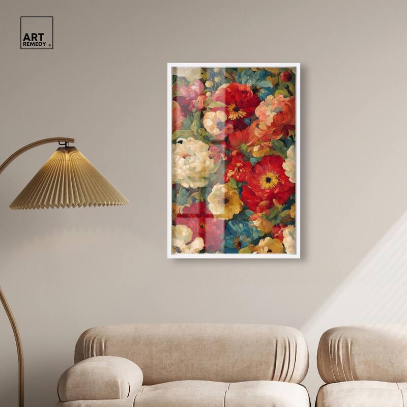 Garden Tapestries II Shadowbox by Art Remedy
