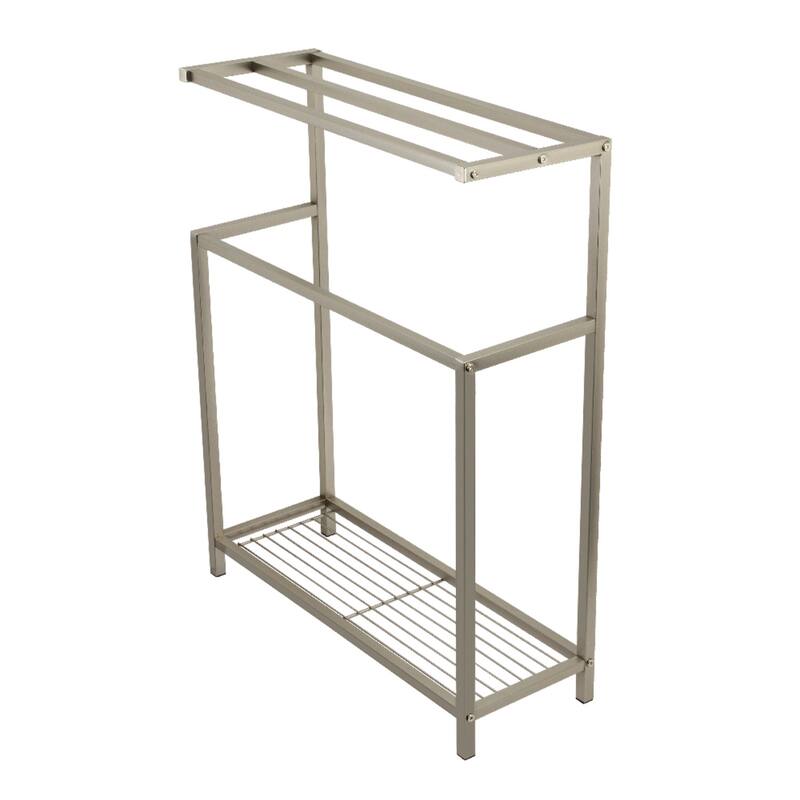 Kingston Brass Edenscape Freestanding Towel Rack - Brushed Nickel