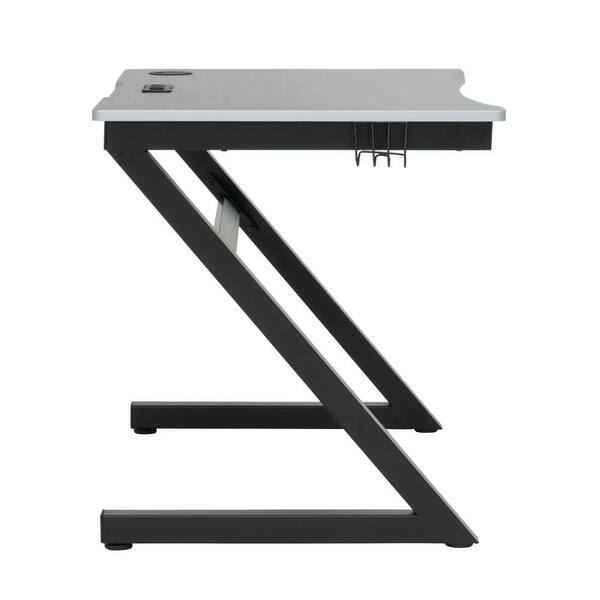 Shop Offex Gaming Zone Pc Gamer Computer Desk With Charging