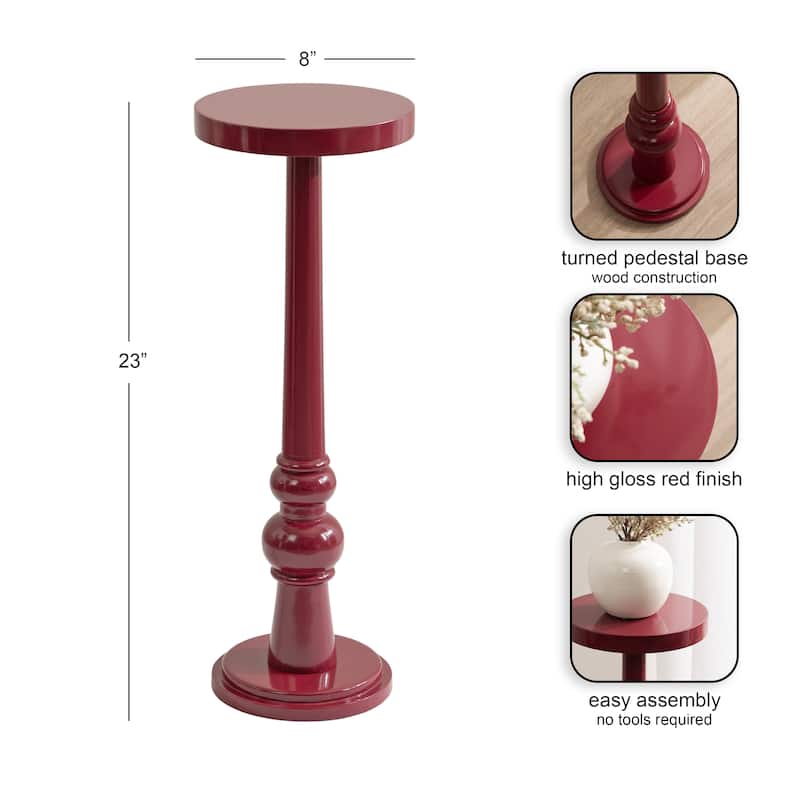 Kate and Laurel Wegner Wooden Drink Table