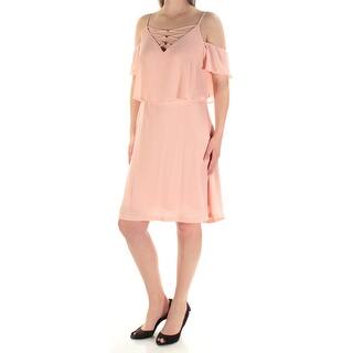 Jessica Simpson Womens Shoulder Ruffle Ball Gown Special