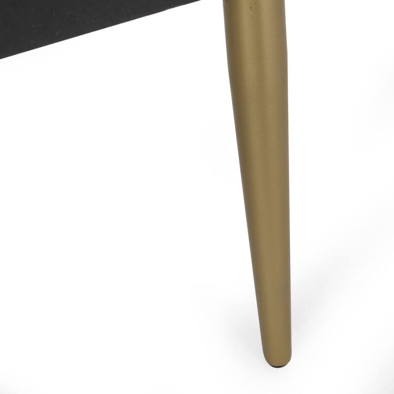 Deshler Modern Glam Tufted Velvet Dining Chair by Christopher Knight Home - 27.50" L x 23.75" W x 31.00" H