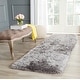preview thumbnail 17 of 91, SAFAVIEH Handmade Arctic Shag Guenevere 3-inch Extra Thick Rug 2'3" x 8' Runner - Grey