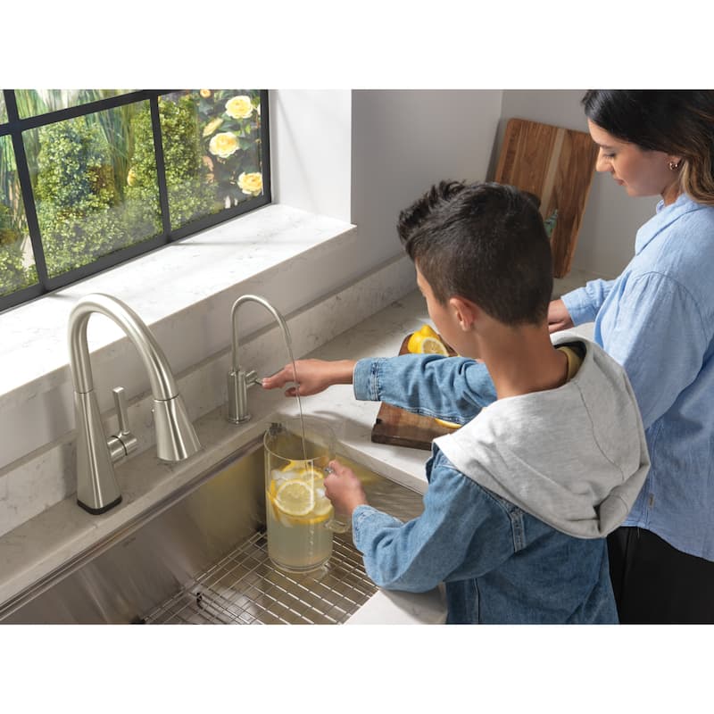 Delta DWQ4001002 1.5 GPM Reverse Osmosis Contemporary Beverage Faucet - Brilliance Stainless