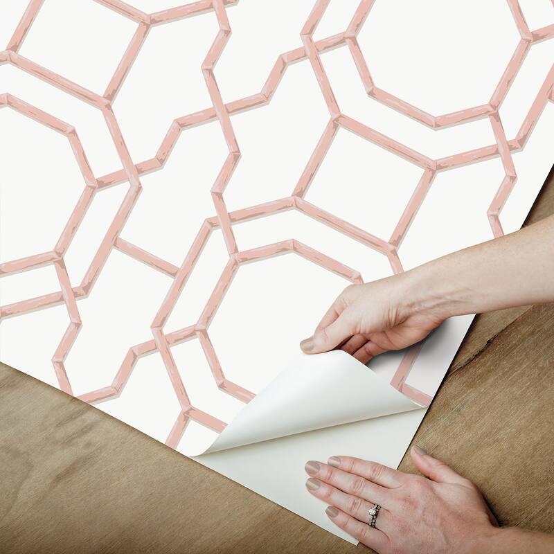 NuWallpaper Sanya Coral Peel and Stick Wallpaper - N/A