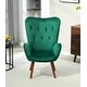 preview thumbnail 25 of 31, Us Pride Furniture Kreedence 26.38" W Microfiber Accent Chair Green