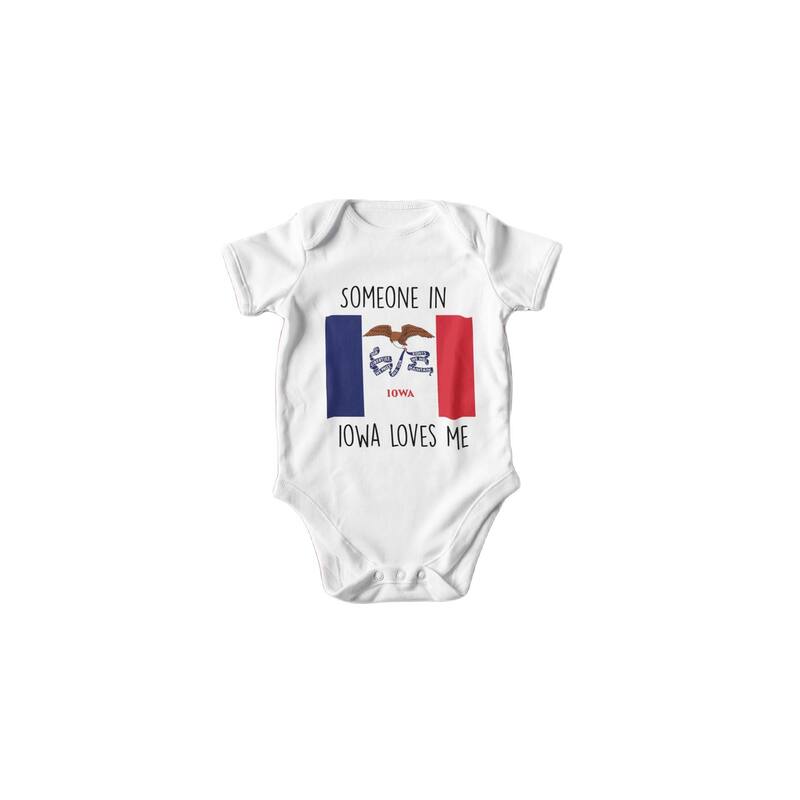 Iowa - Baby Boy Girl Clothes Infant Bodysuit Funny Cute Newborn - White - 6-9M