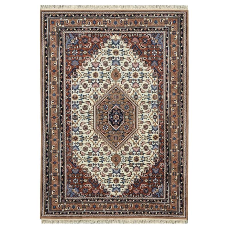 HERAT ORIENTAL Handmade Bidjar Wool Rug - 2'5 x 4'9 - Beige