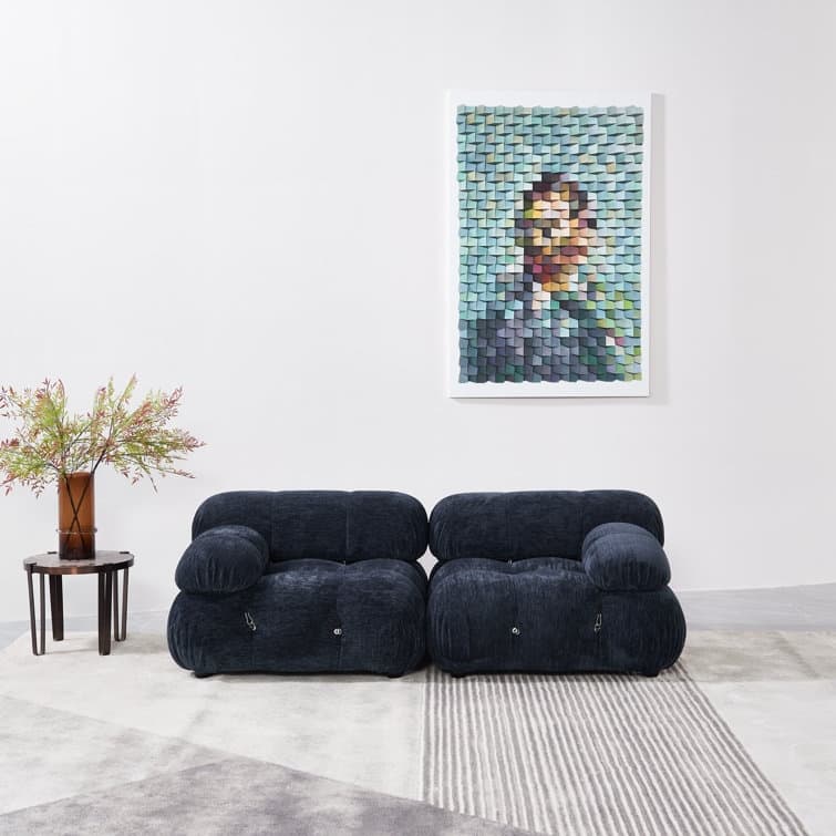 Breeley 76'' Chenille Upholstered Loveseat