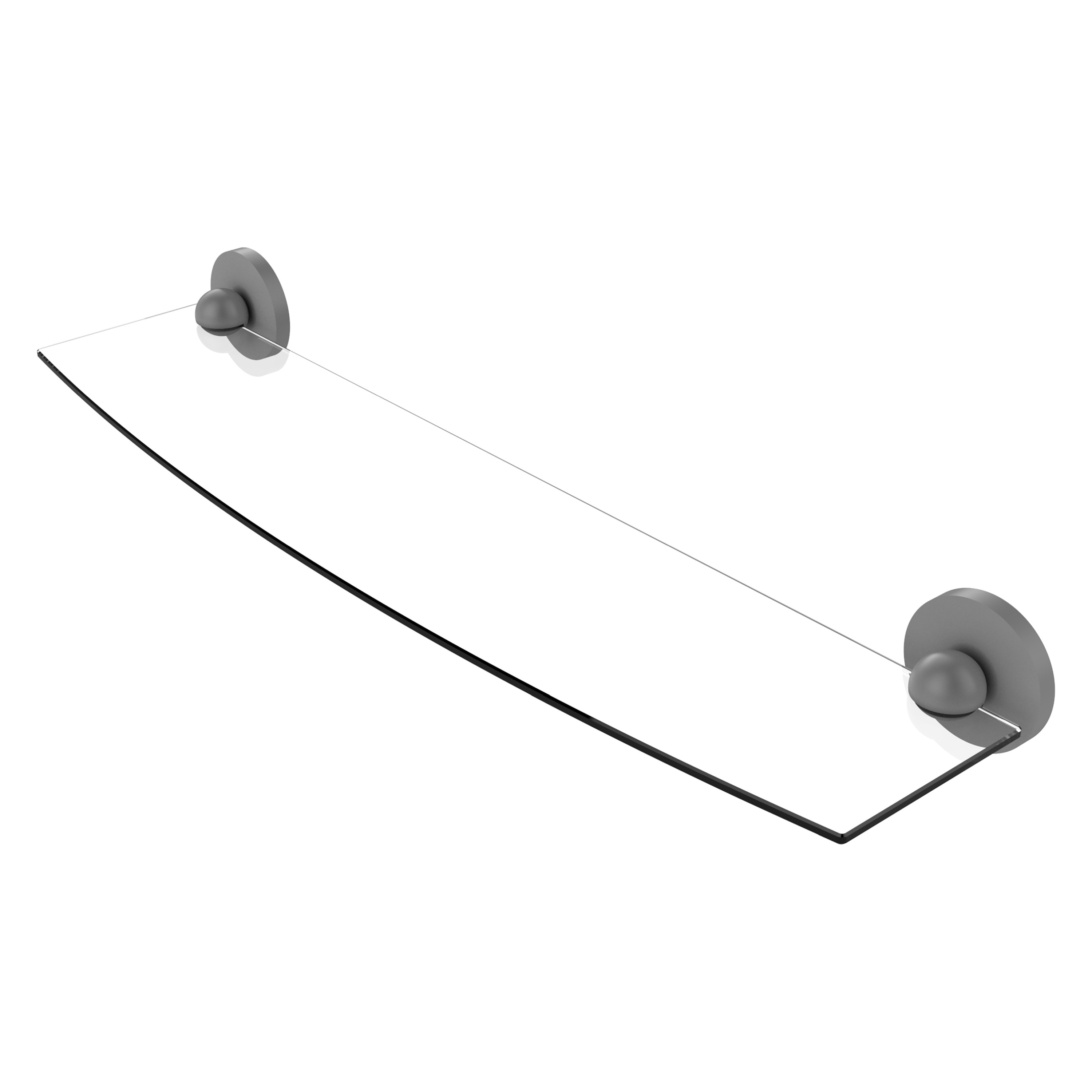 Allied Brass Prestige Skyline Collection 18 Inch Glass Shelf