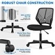 preview thumbnail 25 of 30, Yaheetech Adjustable Armless Office Chair Swivel Computer Study Chair