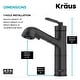 preview thumbnail 101 of 154, Kraus 2-Function 1-Handle 1-Hole Pulldown Sprayer Brass Kitchen Faucet