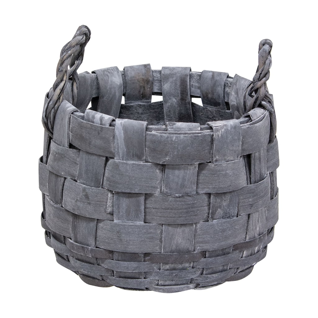 2/Set Natural Gathering Baskets w/Rope Handles
