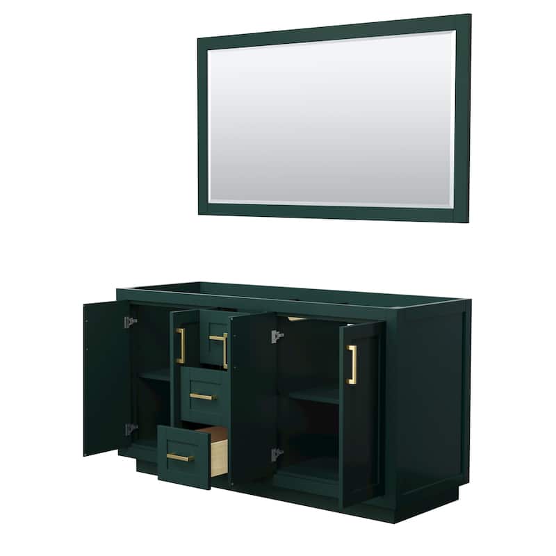 Miranda Bathroom Vanity Cabinet, 58-Inch Mirror