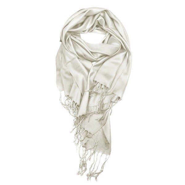 Beautiful Solid Colors Luxurious Pashmina Scarf Perfect Party Favor - 72" x 27"