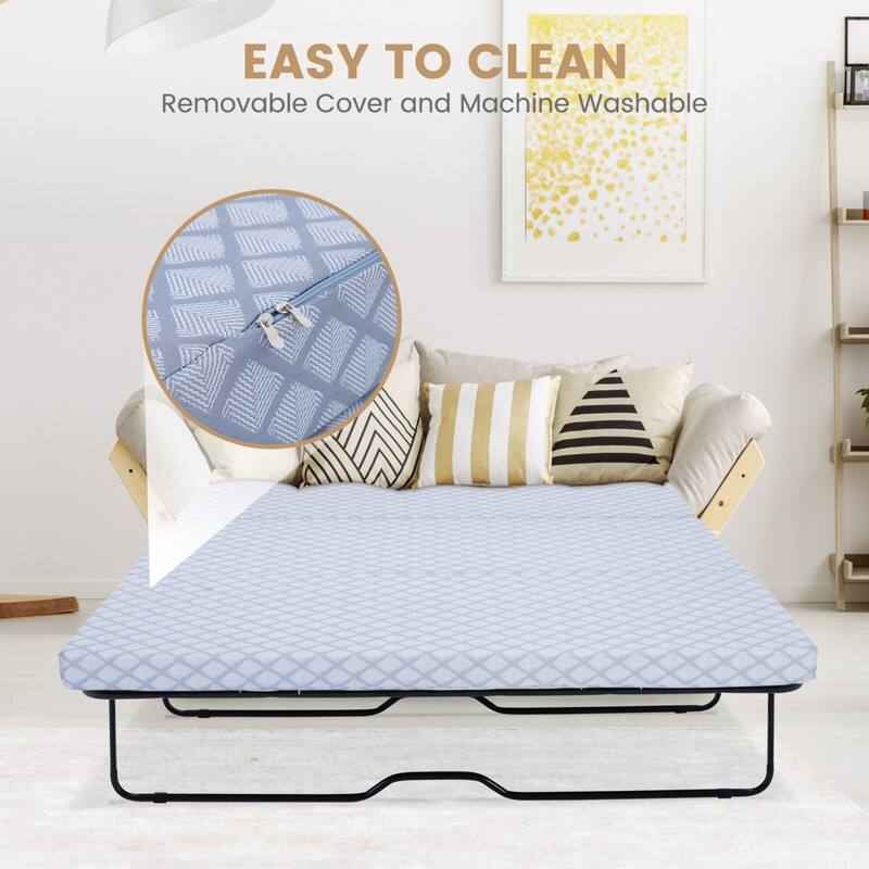 Foldable Pull Out Sofa Bed Replacement Mattress, Sofa Not Included