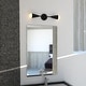 preview thumbnail 7 of 10, Zurich 2-Light 18 in. Modern Contemporary Bathroom Vanity Wall Fixture, Metal Cone Shade, Dimmable, LED Compatible