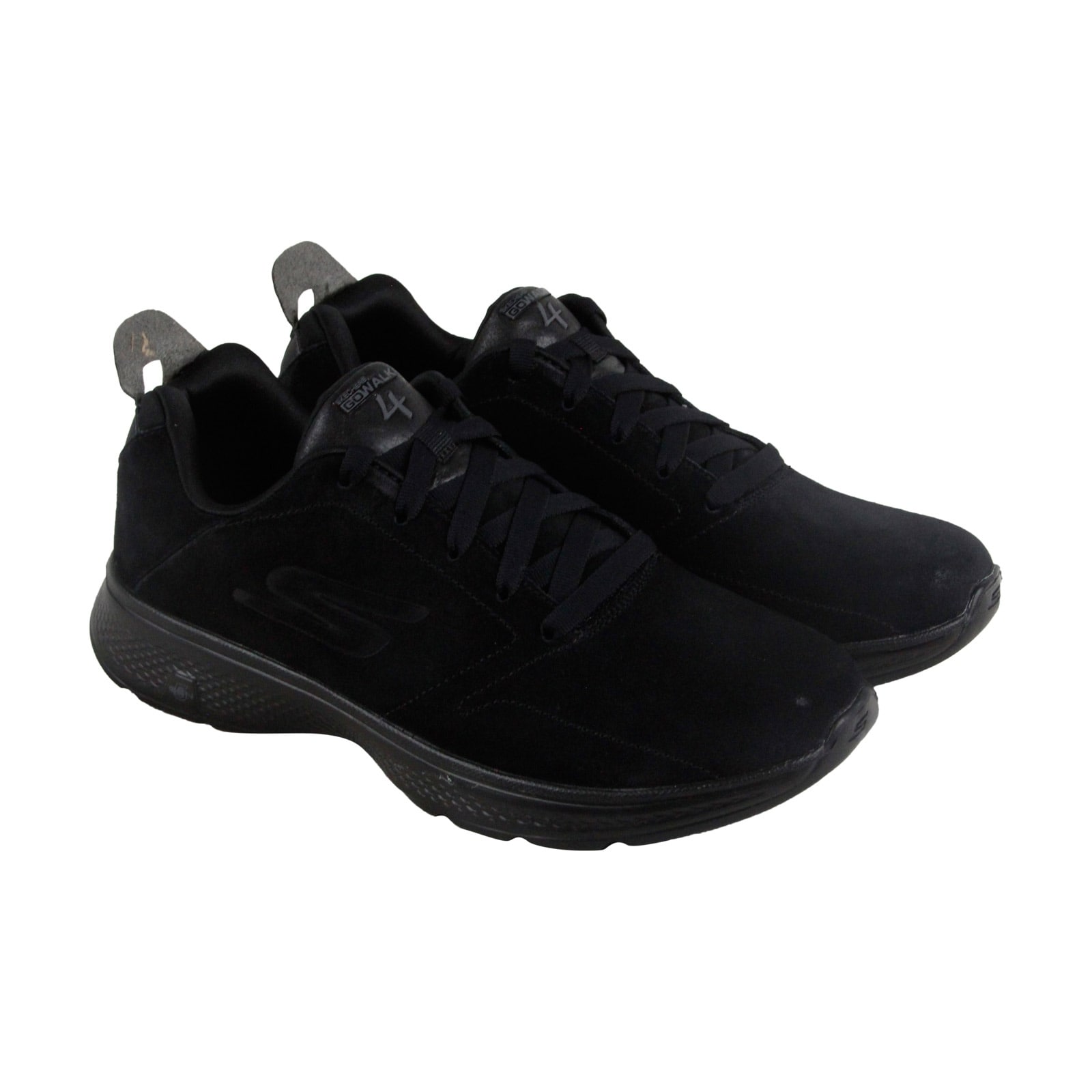 skechers black suede shoes