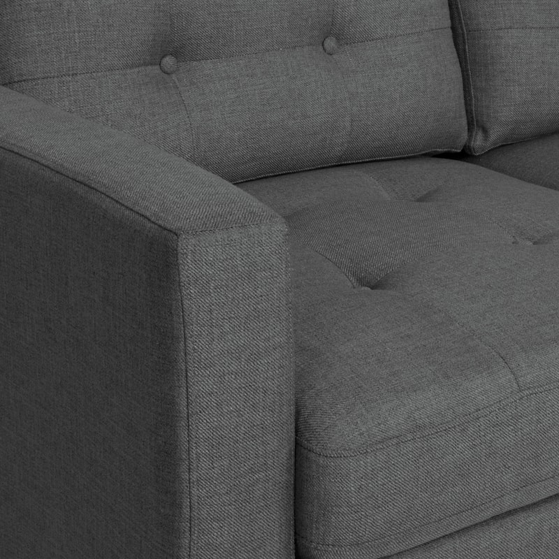 Adderbury Contemporary 3-seat Tufted Fabric Sofa by Christopher Knight Home
