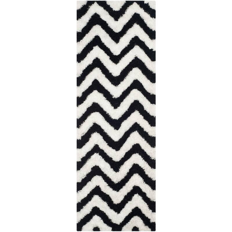 SAFAVIEH Handmade Barcelona Shag Rayya Polyester Rug
