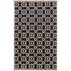 preview thumbnail 33 of 56, Hand-tufted Karen Contemporary Geometric Wool Area Rug Black - 9' x 13' - Rectangle