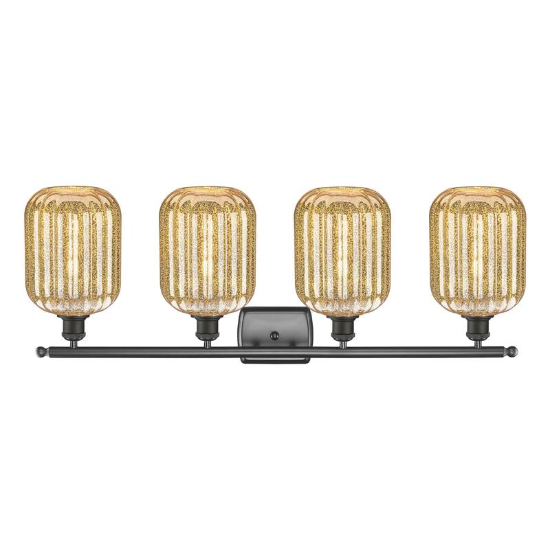 Innovations Lighting Endless Possibilities Ballston - Preston - 4 Light 37" Jar Shade Bath Vanity Light
