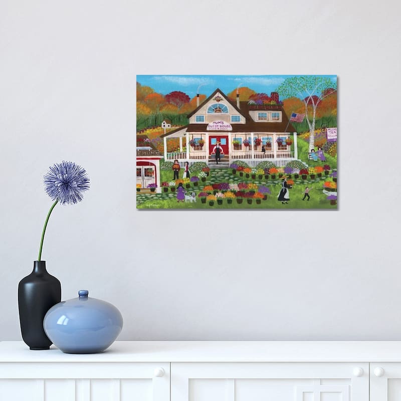 iCanvas "Mum's Guest House" by Cheryl Bartley Canvas Print - 12x18x1.5