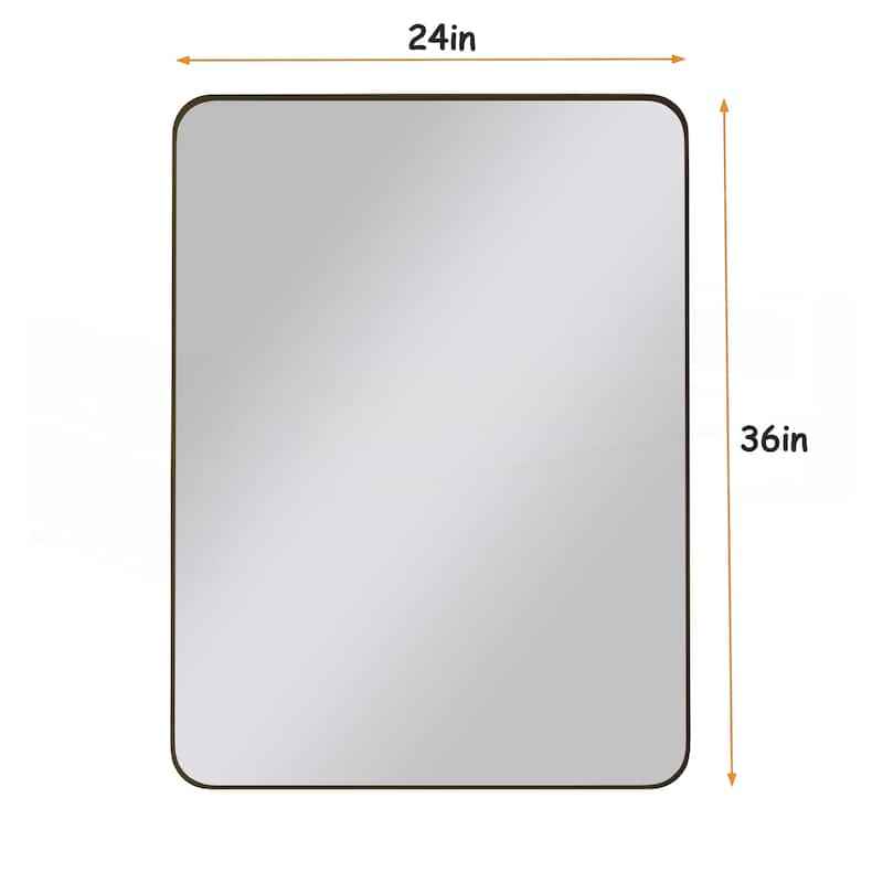 Wall Mirror Square Mirror Metal Framed Mirror