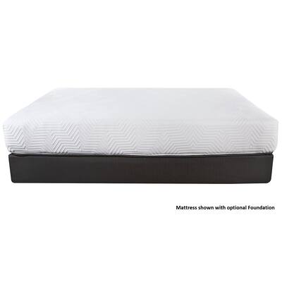 Full Memory Foam Mattress 54" x 74" x 10.5" - White