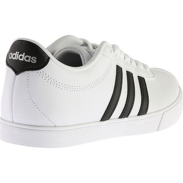 adidas courtset black and white
