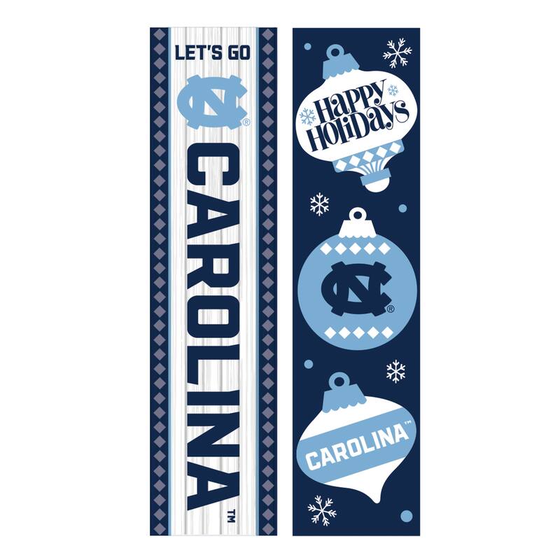 47" Double Sided Seasonal Porch Leaner, University of North Carolina - 47" x 11.25"