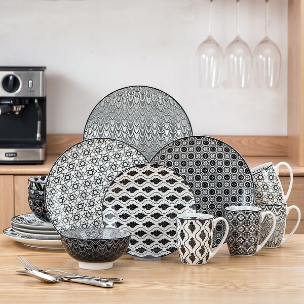 Vancasso Haruka 16-pc. Oriental Dinnerware Set - Bed Bath & Beyond