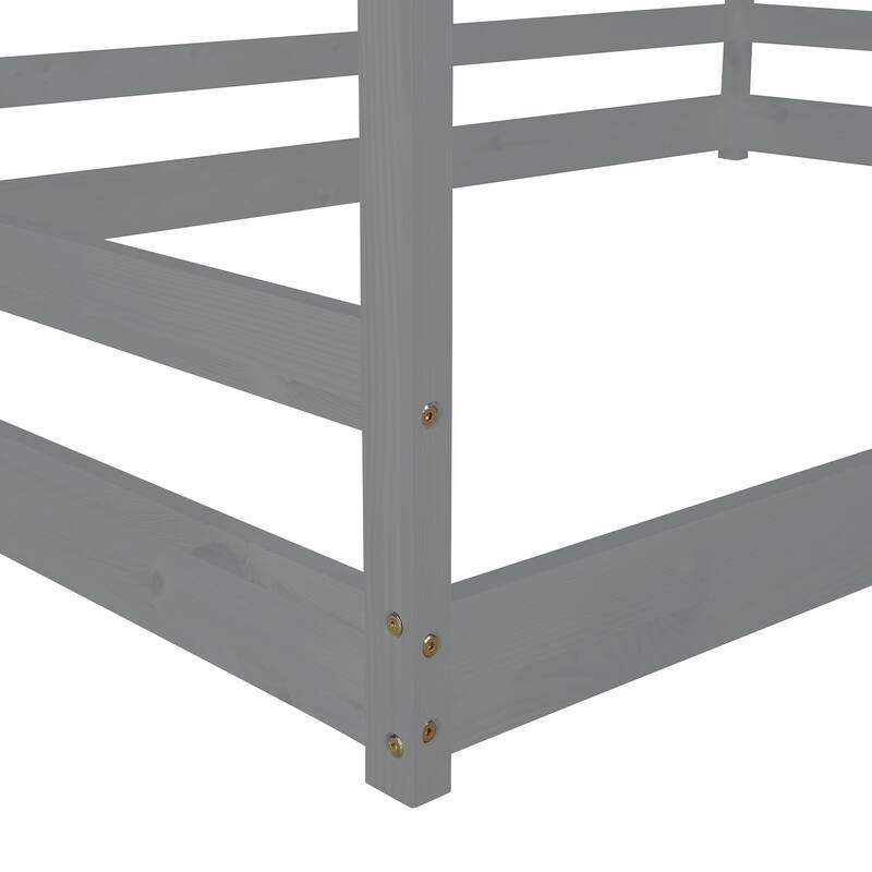 House Bed Frame Wood Bed