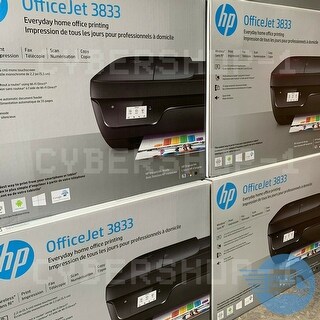 Shop Hp Officejet 3833 All In One Printer K7v37a Black Overstock 28997208
