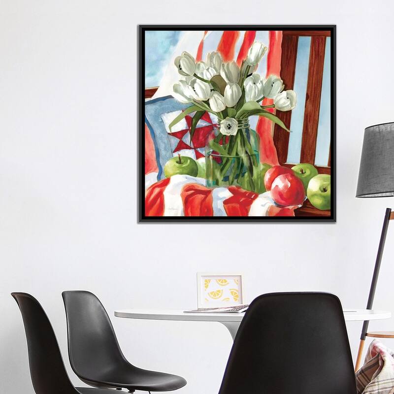 iCanvas "July Tulips" by Carol Robinson Framed Canvas Print