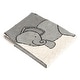 preview thumbnail 4 of 2, SAFAVIEH Baby Collection Ella Throw - Grey - 32" x 40"