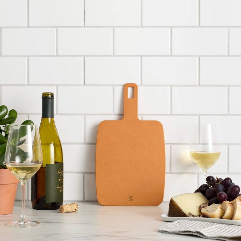 ZWILLING Plant Fiber Cutting Board with Handle - Natural