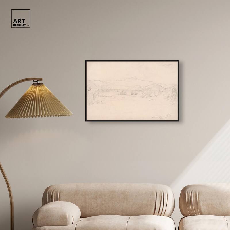 Study for View Mt. Washington Canvas by Art Remedy