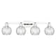 Option Polished Nickel / Clear Water Glass