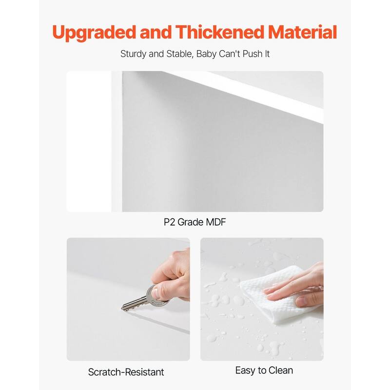 Kids Toy Storage and Bookshelf, 4-Tier Large Toy Storage Organizer with 8 Plastic Bins, Kids Cubby Cabinet with Bookshelf