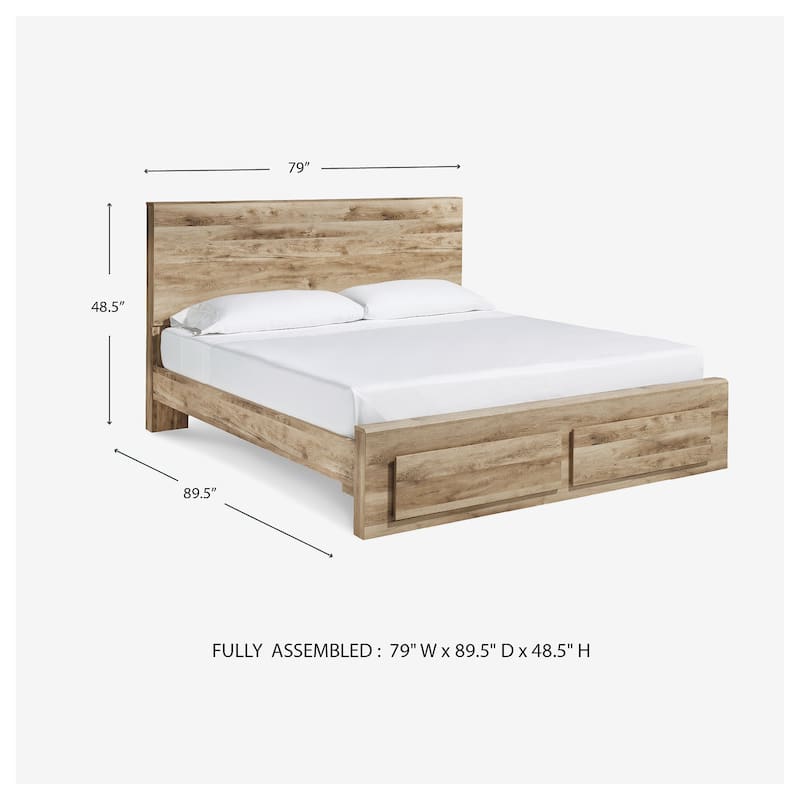 Signature Design by Ashley Hyanna Tan Brown Storage Bed