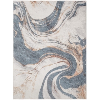 Nourison Astra Machine Washable Indoor only Abstract Area Rug